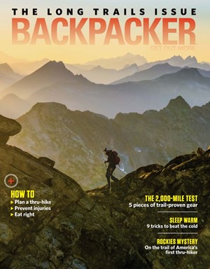 Backpacker Magazine cover image