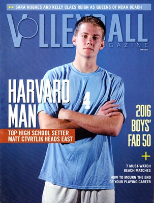 Volleyball Magazine cover image