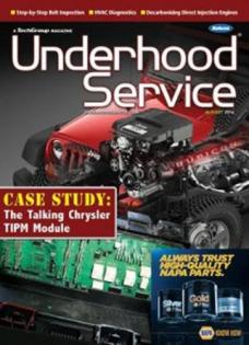 Underhood Service Magazine cover image
