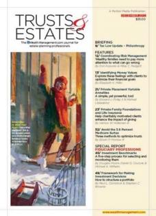 Trusts & Estates Magazine cover image